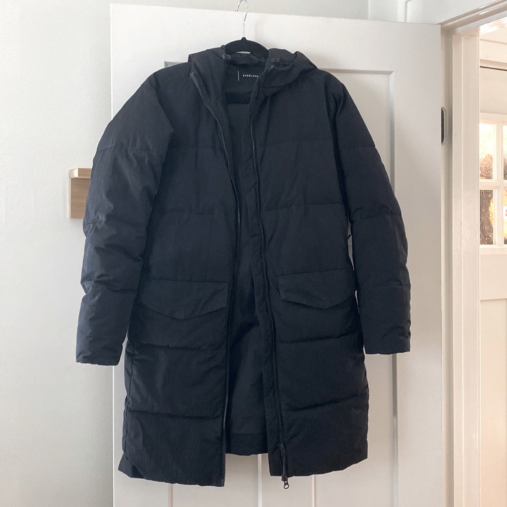 Everlane Long Puffer Jacket